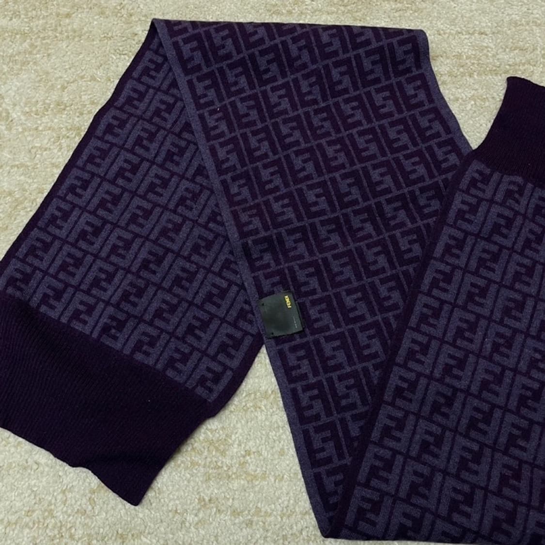 Fendi 펜디 자카드 FF 로고 패턴 스카프 머플러  상품이미지2