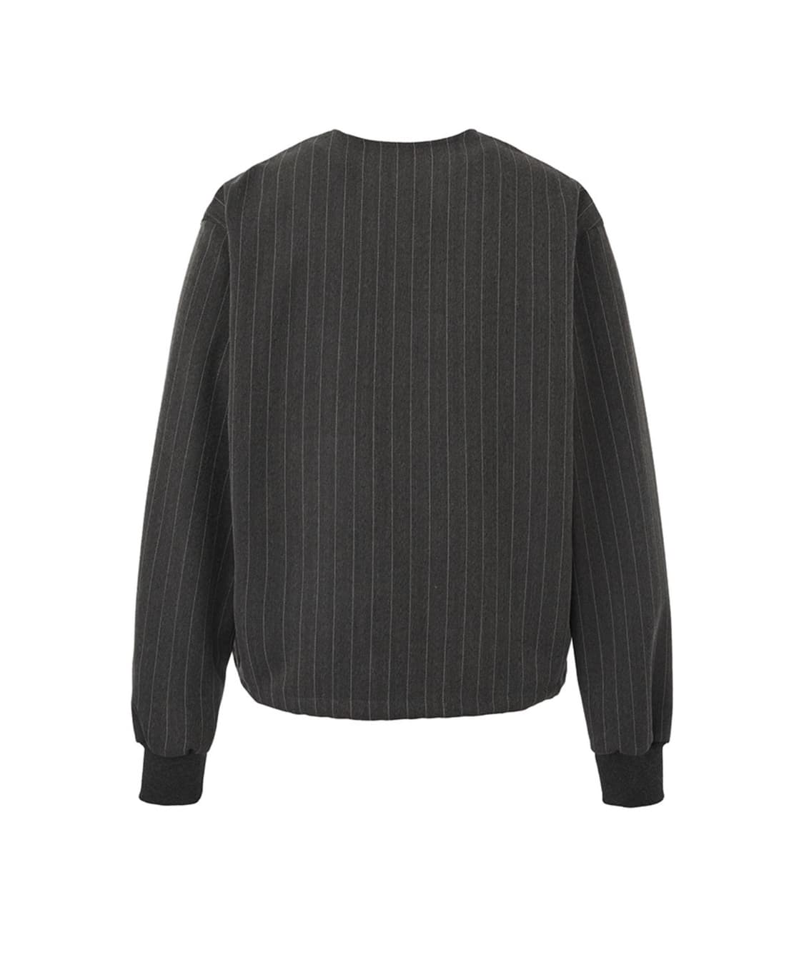 DNSR 스트라이프 브이넥 카라리스 자켓 차콜 XL 상품이미지5