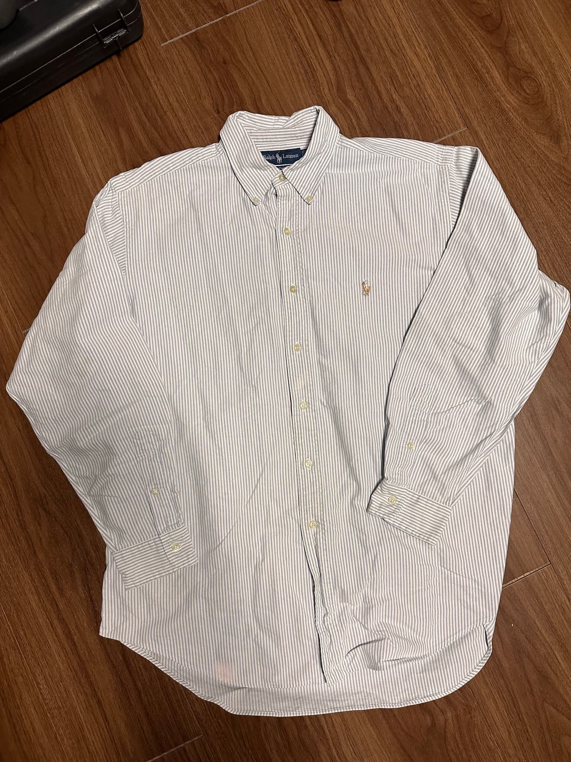 빈티지 폴로 스트라이프 옥스포드 셔츠 XL 상품이미지1
