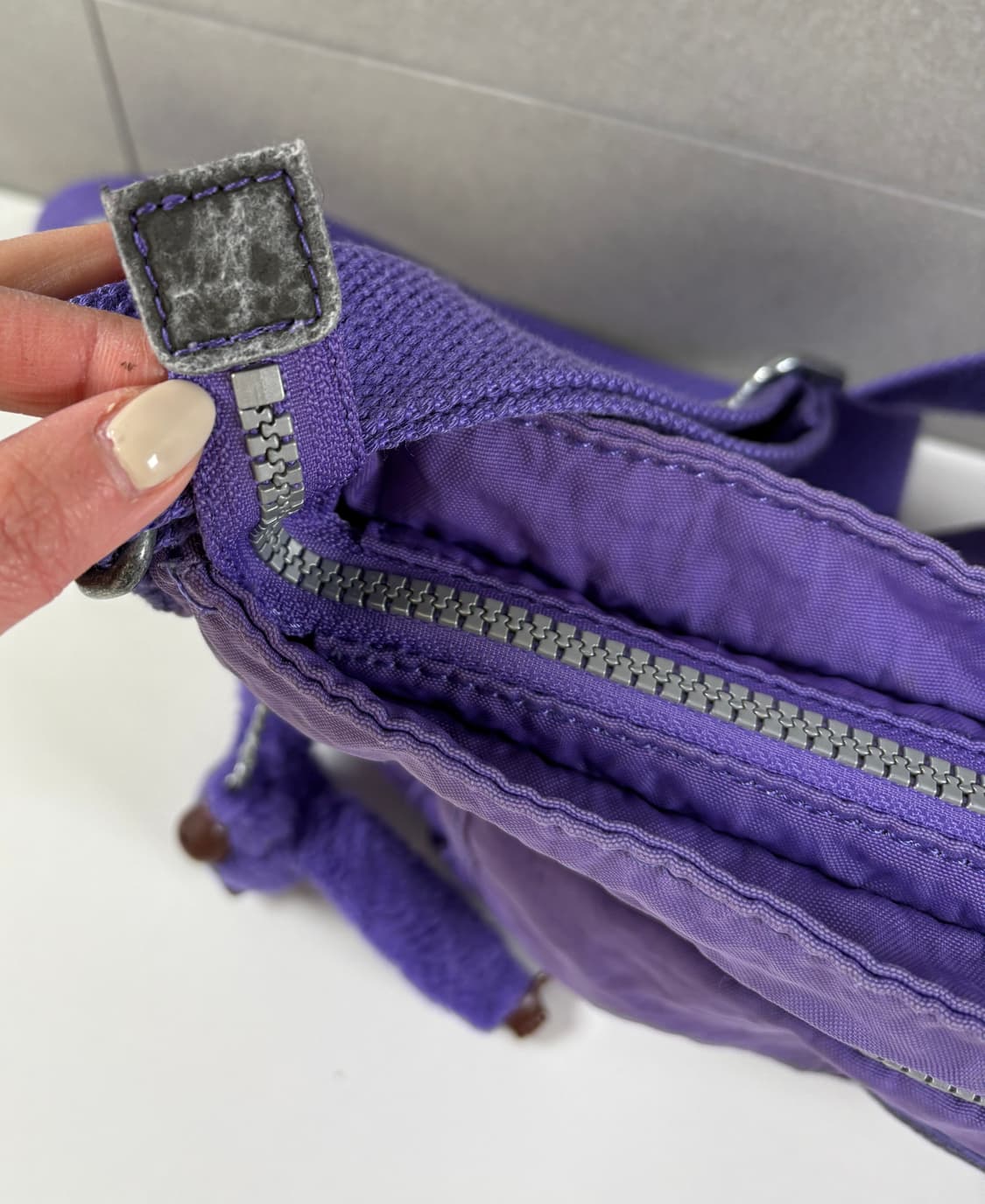 키플링 보라색 숄더 크로스백 가방 y2k 상품이미지5