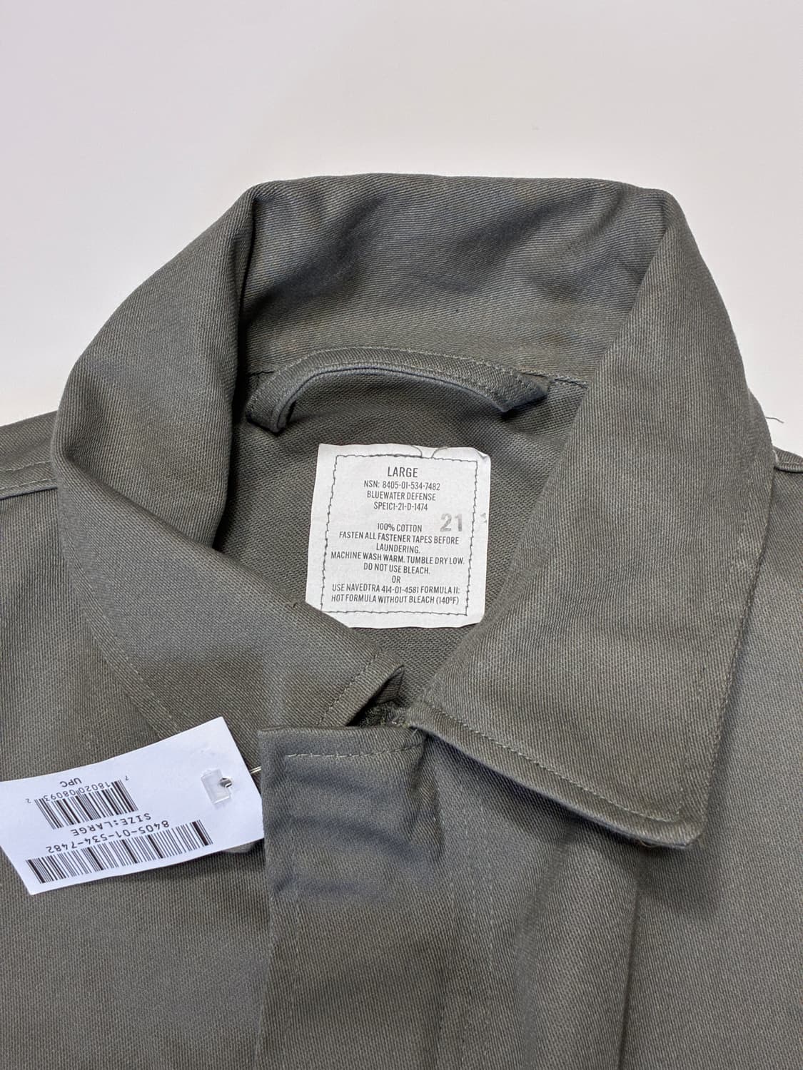 미군 정비복/ 점프수트/ 커버올 (105-110) 상품이미지2