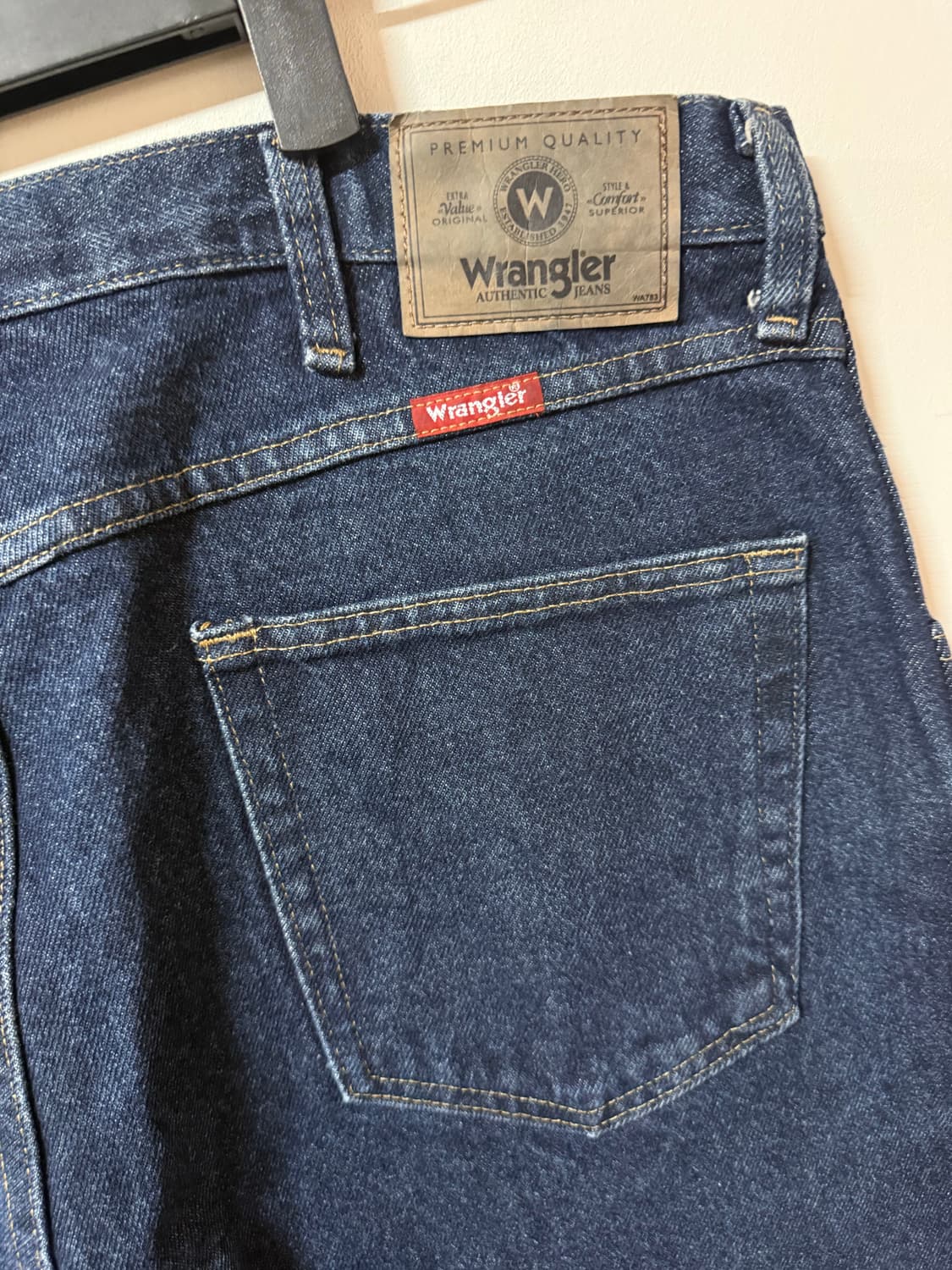 Premium Quality Wrangler 진청 데님 팬츠 상품이미지4