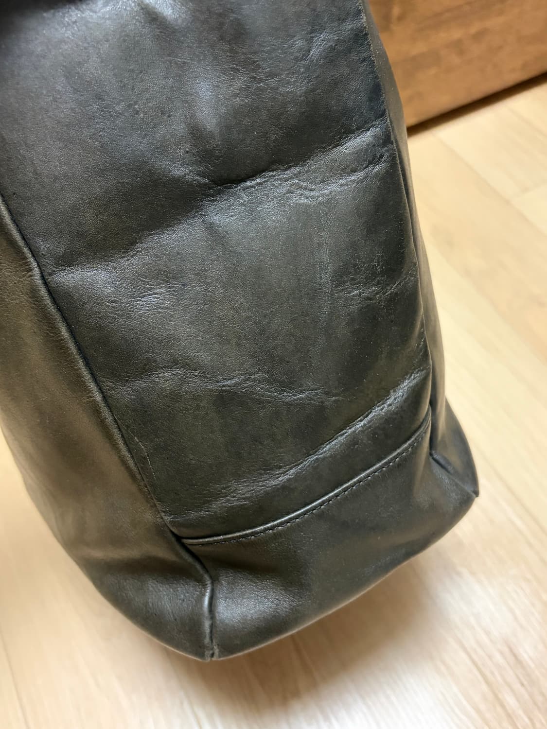 요지야마모토 Y’s 레더 빅 토트백 상품이미지6