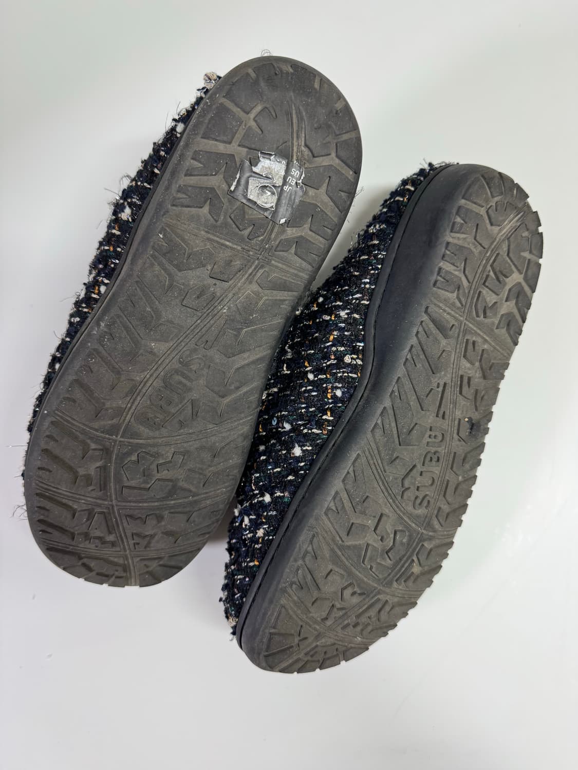 SUBU 트위드 슬리퍼 260~270 상품이미지3