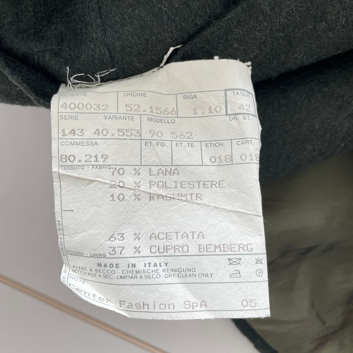 버버리 울 그린 이태리 블레이저 자켓 상품이미지10