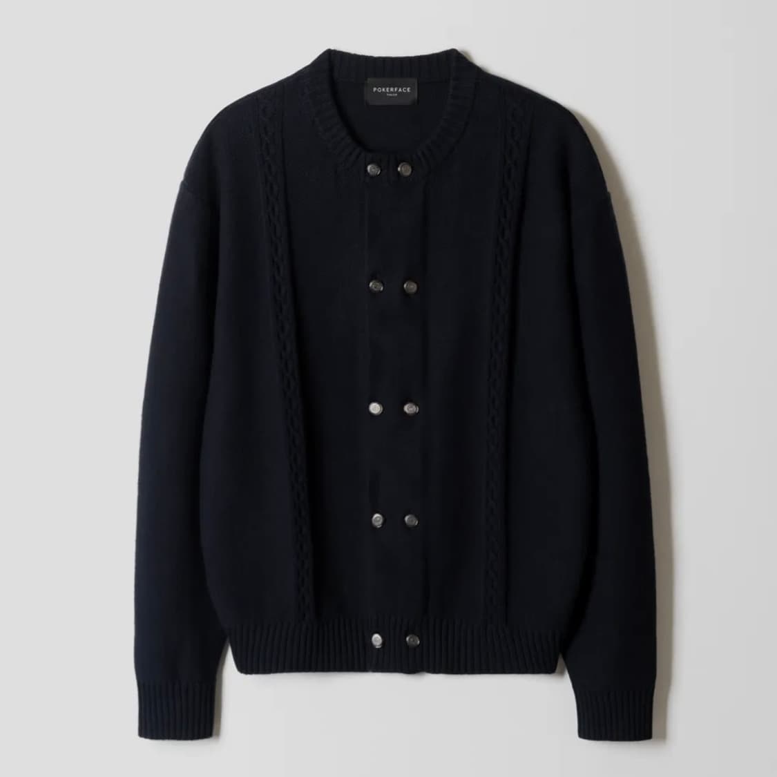 포커페이스 BELLO CARDIGAN DARK NAVY 상품이미지1