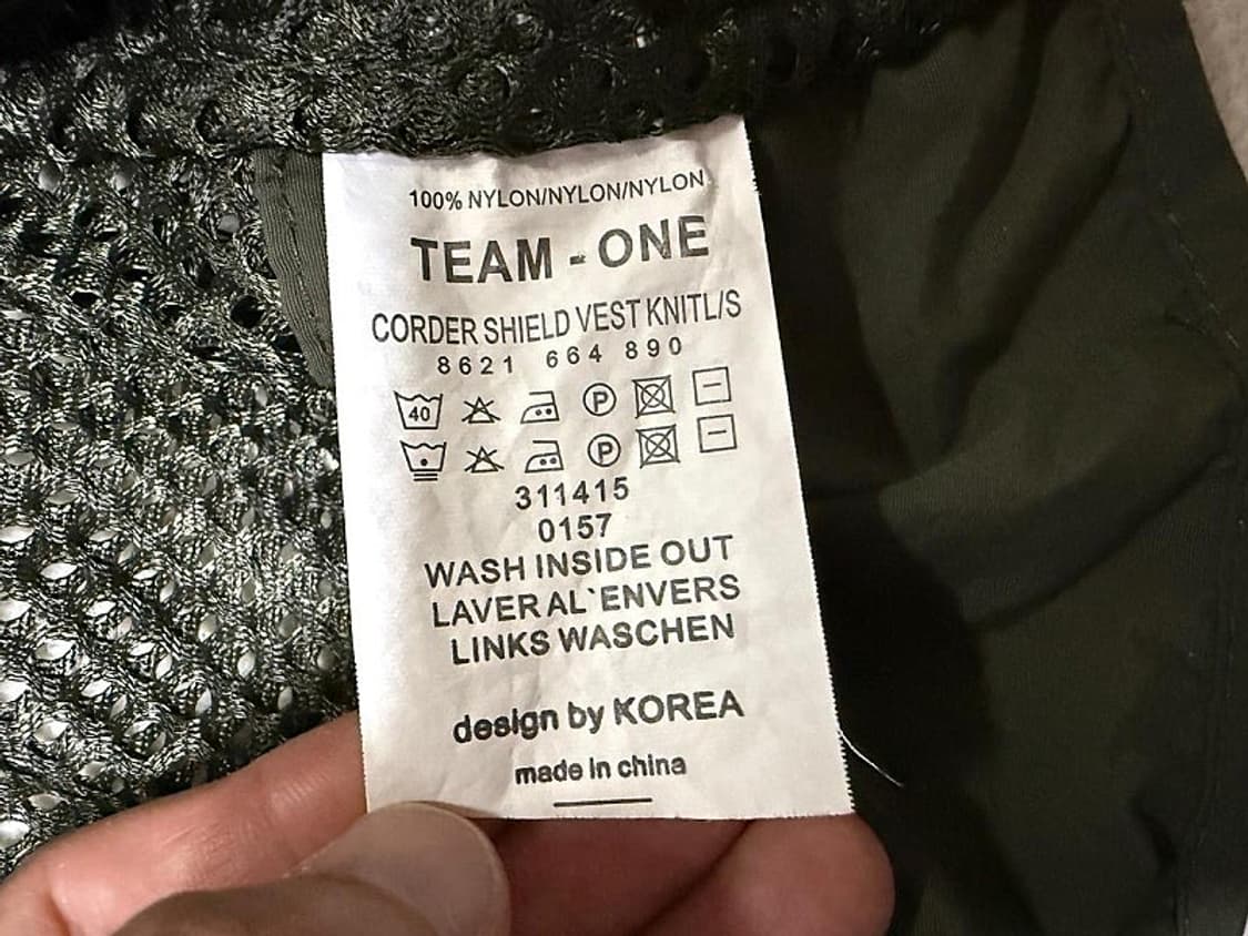 팀 원 밀리터리 베스트 고프코어 조끼 남성용 95사이즈 상품이미지6