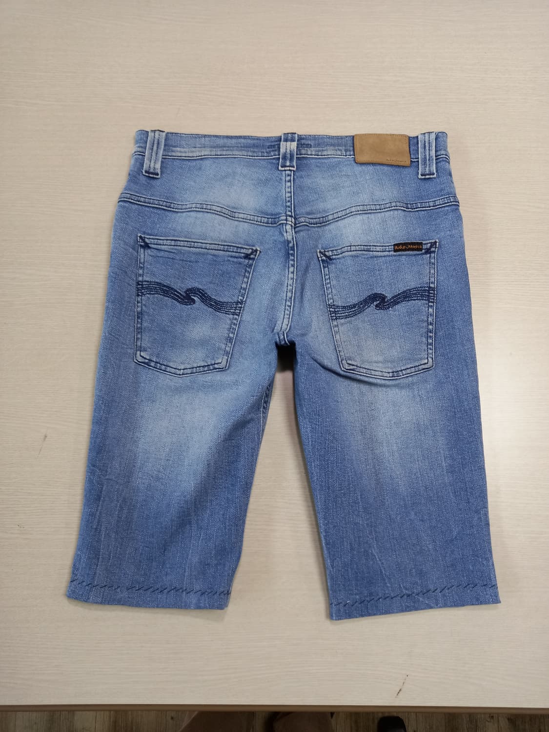 30 NudieJeans Italy 커팅 스판 데님반바지 30-239 상품이미지2