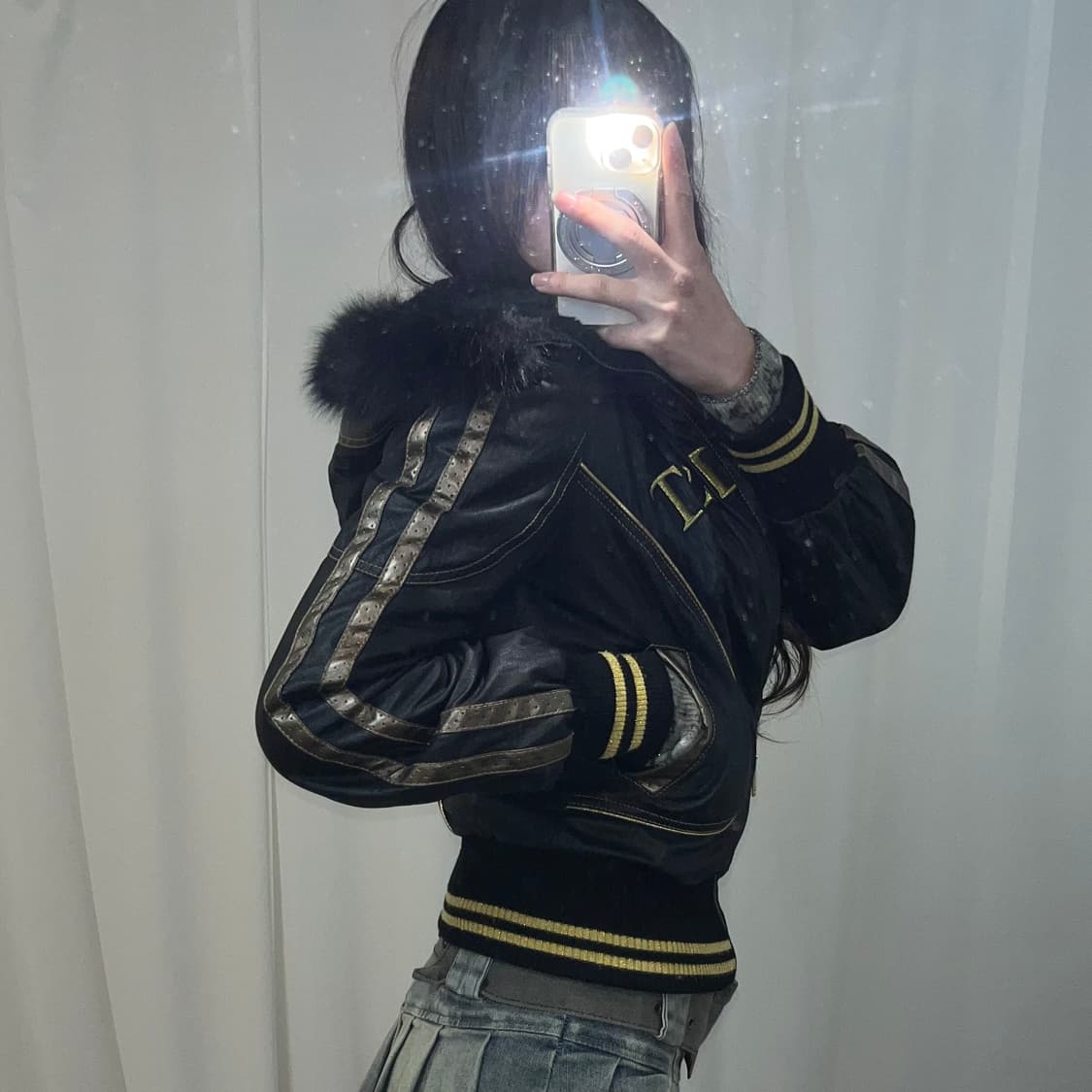 egoist 레더 울프죠 점퍼 상품이미지3