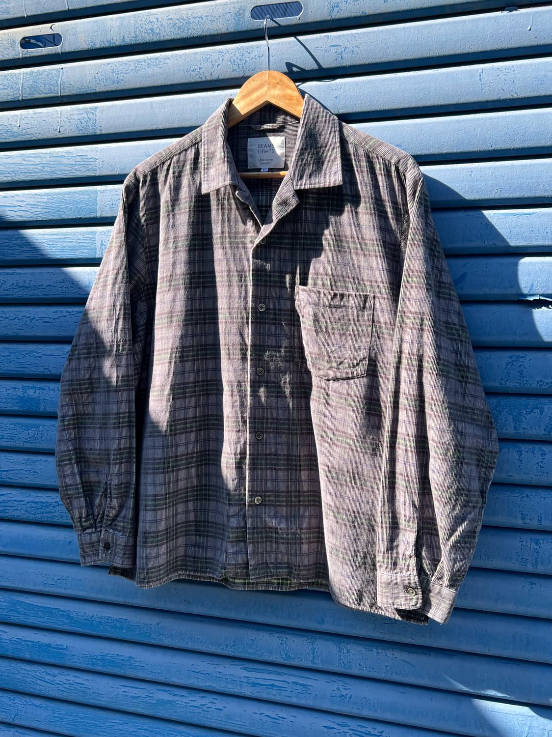 Beams Lights Muted Plaid Shirt 상품이미지1