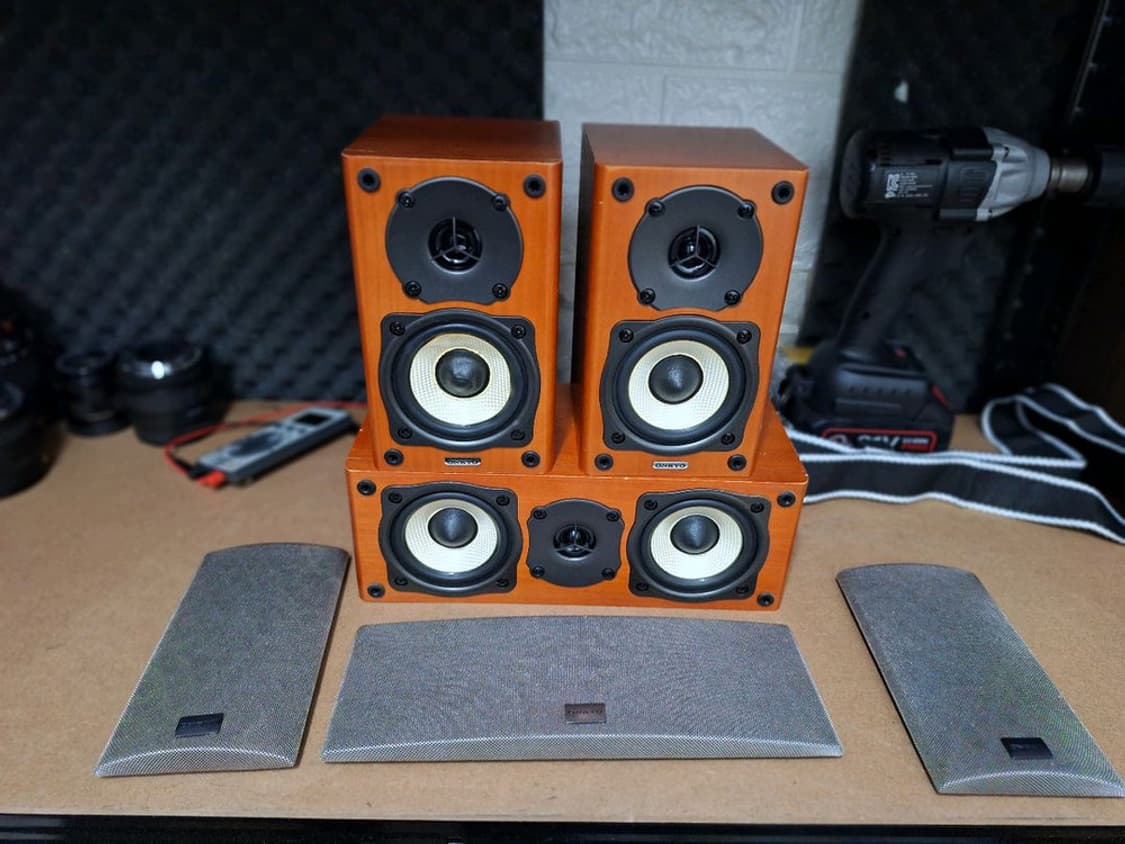 일본 온쿄 ST-V20XM & ST-V20XC 소형 빈티지 감성 스피커  상품이미지1