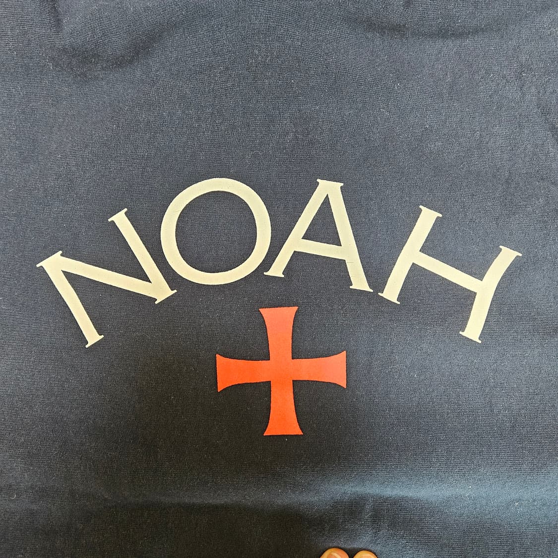 노아 NOAH 네이비 후드티 상품이미지3