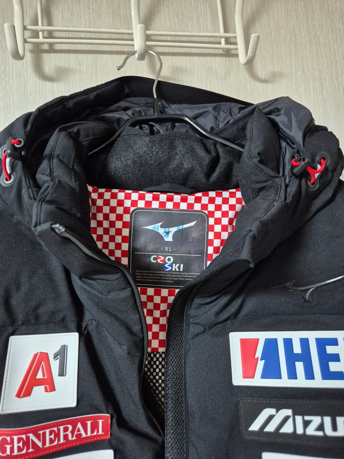 미즈노 크로 스키 다운 베스트 스키패딩조끼 XL 상품이미지5