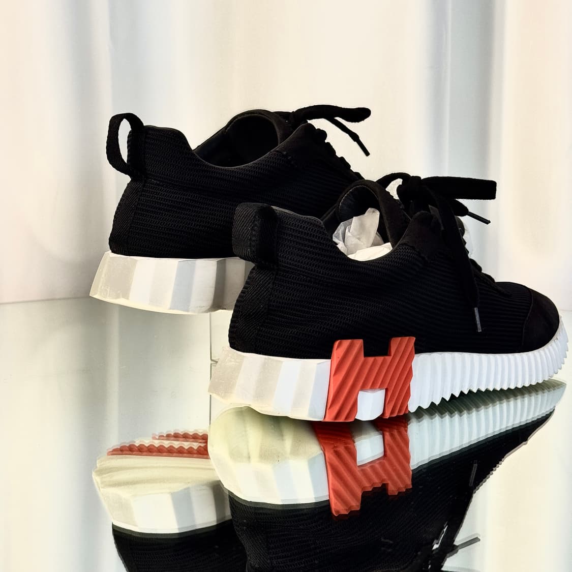 [정품] 에르메스 바운싱 메쉬 스웨이드 스니커즈 42사이즈 상품이미지3