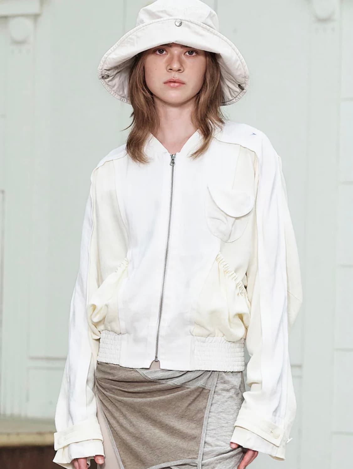 Open YY 리넨 봄버 상품이미지2