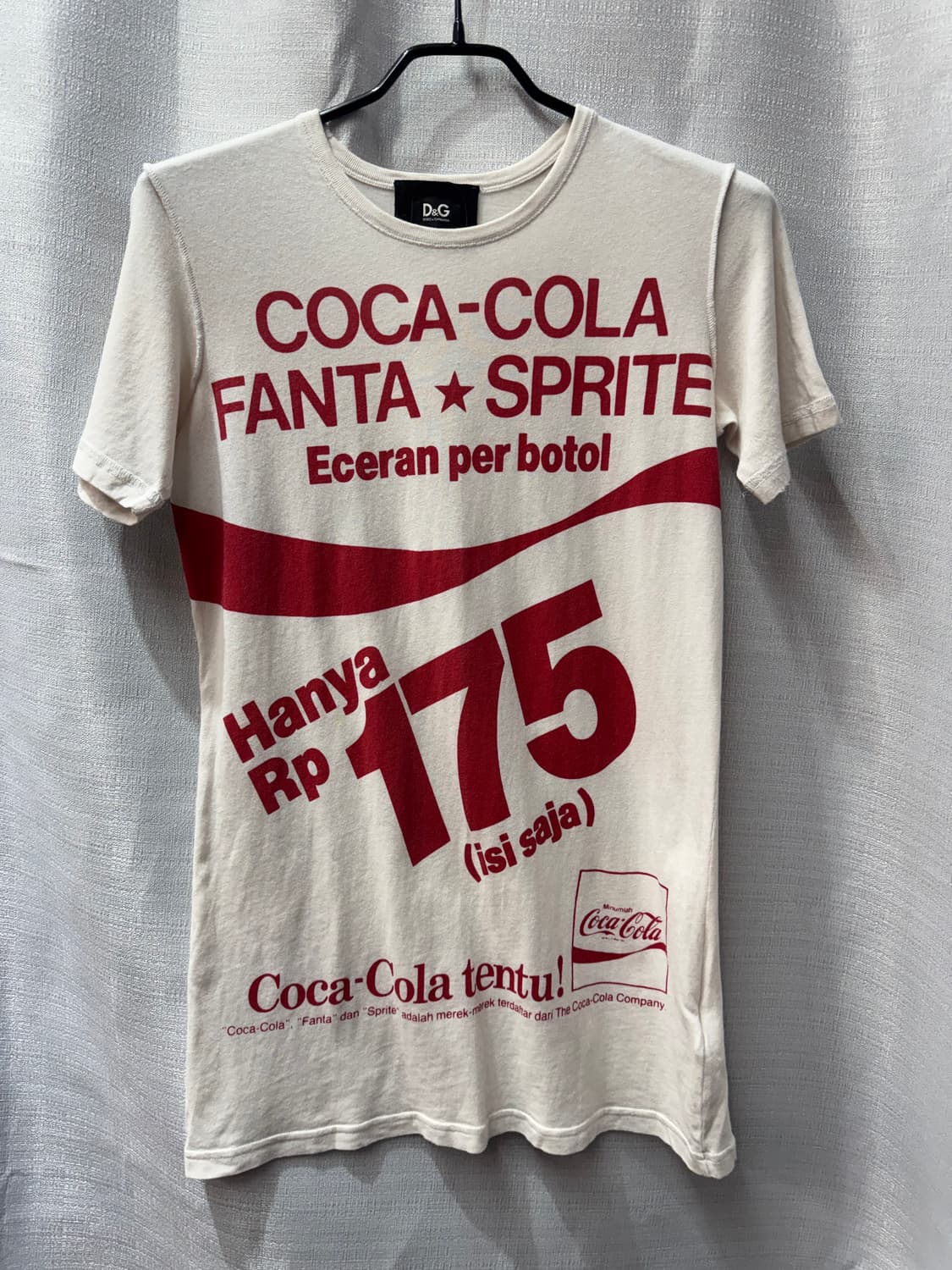 돌체앤가바나 빈티지 코카콜라 아카이브 반팔티 44(S) 상품이미지1