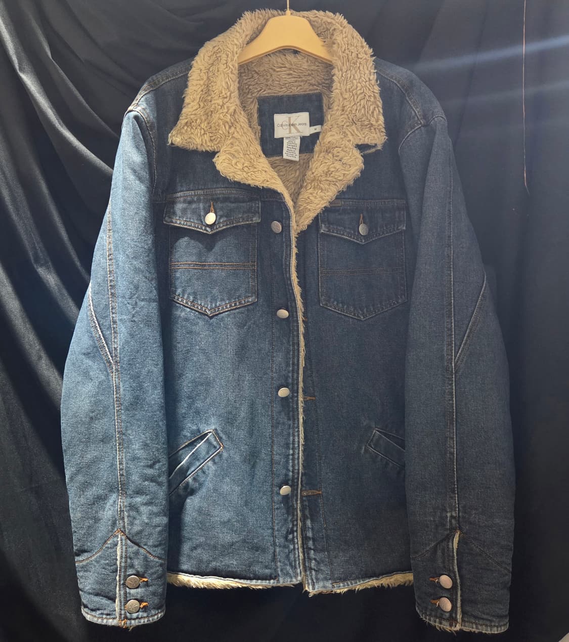 캘빈클라인진 쉐르파 데님 자켓 상품이미지1
