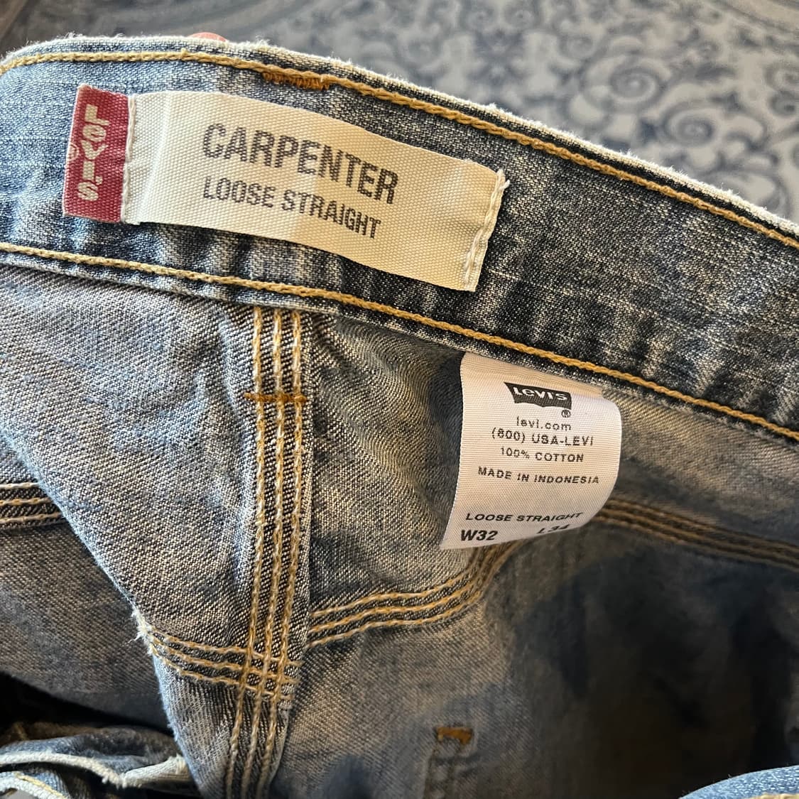 32 리바이스 카펜터 데님 팬츠/W2419 상품이미지5