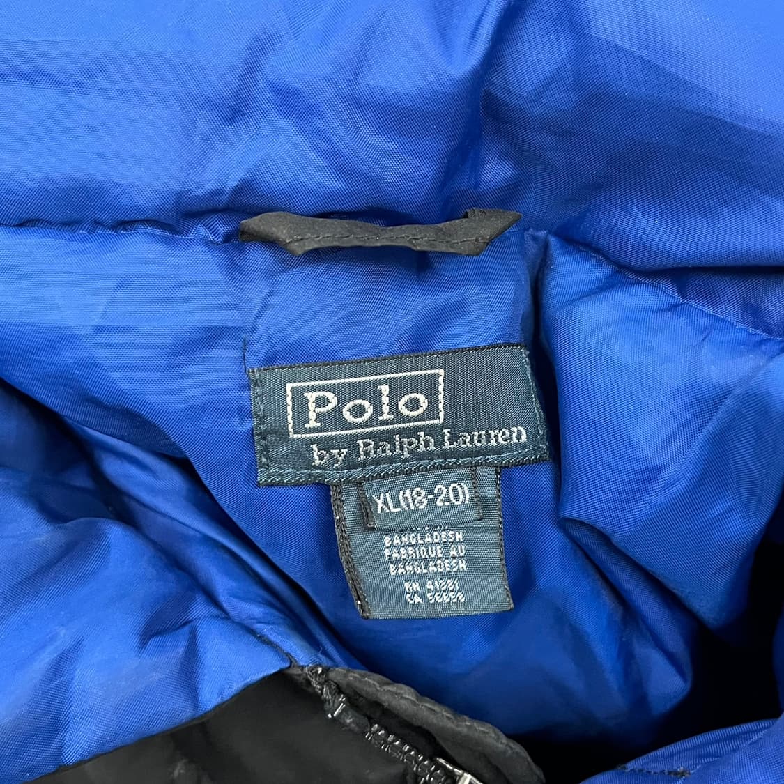 [ 정품/XL(18-20) ] 폴로랄프로렌 포니 로고 다운 후드 패딩 상품이미지5