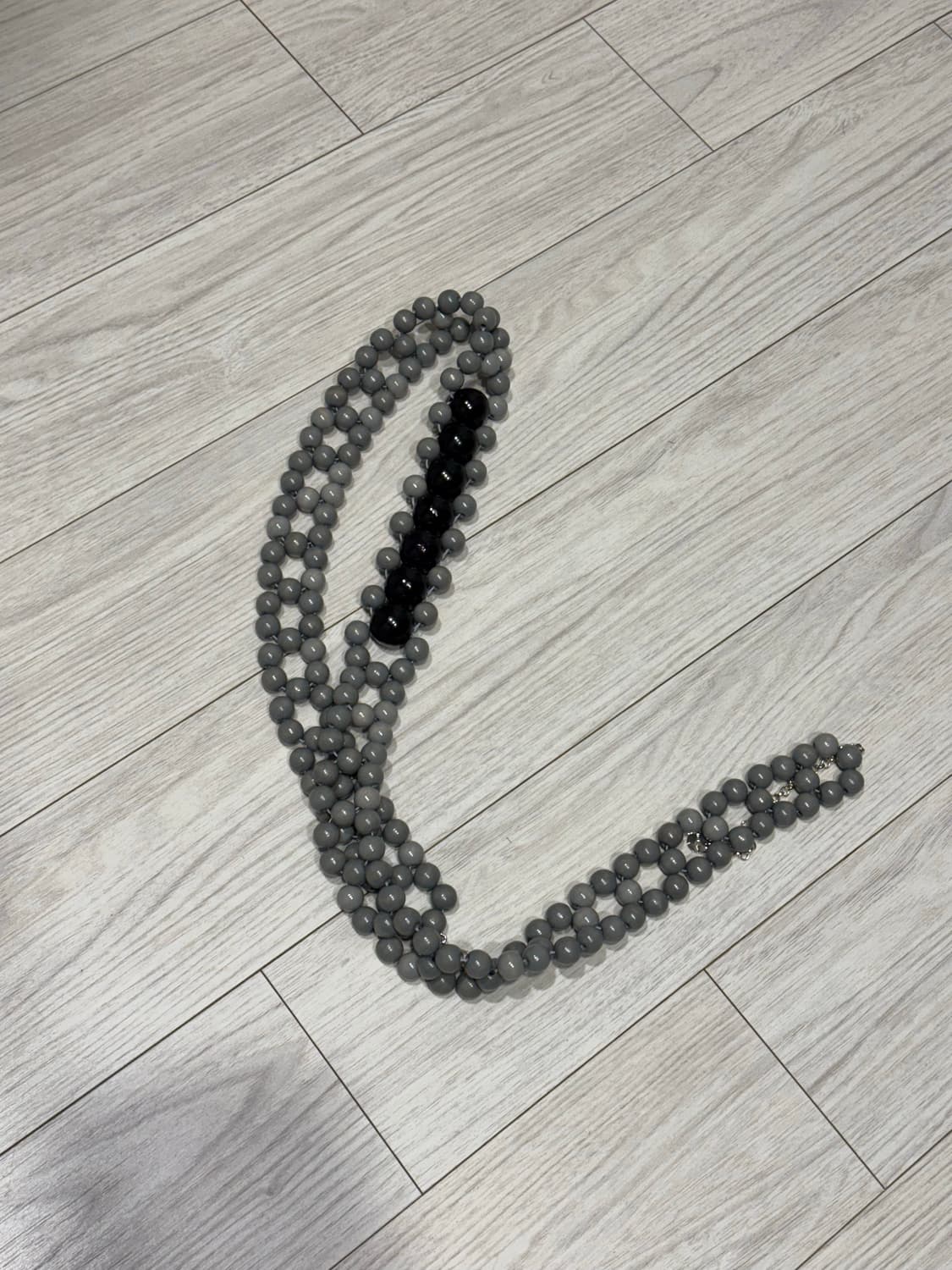 Talina 우드 벨트 블랙/블루 M 상품이미지3