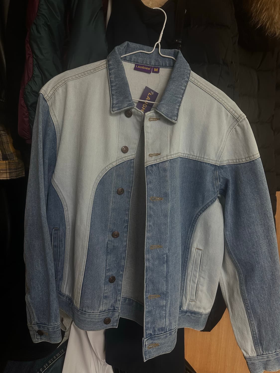 새상품) Laugher Denim jacket s  상품이미지1