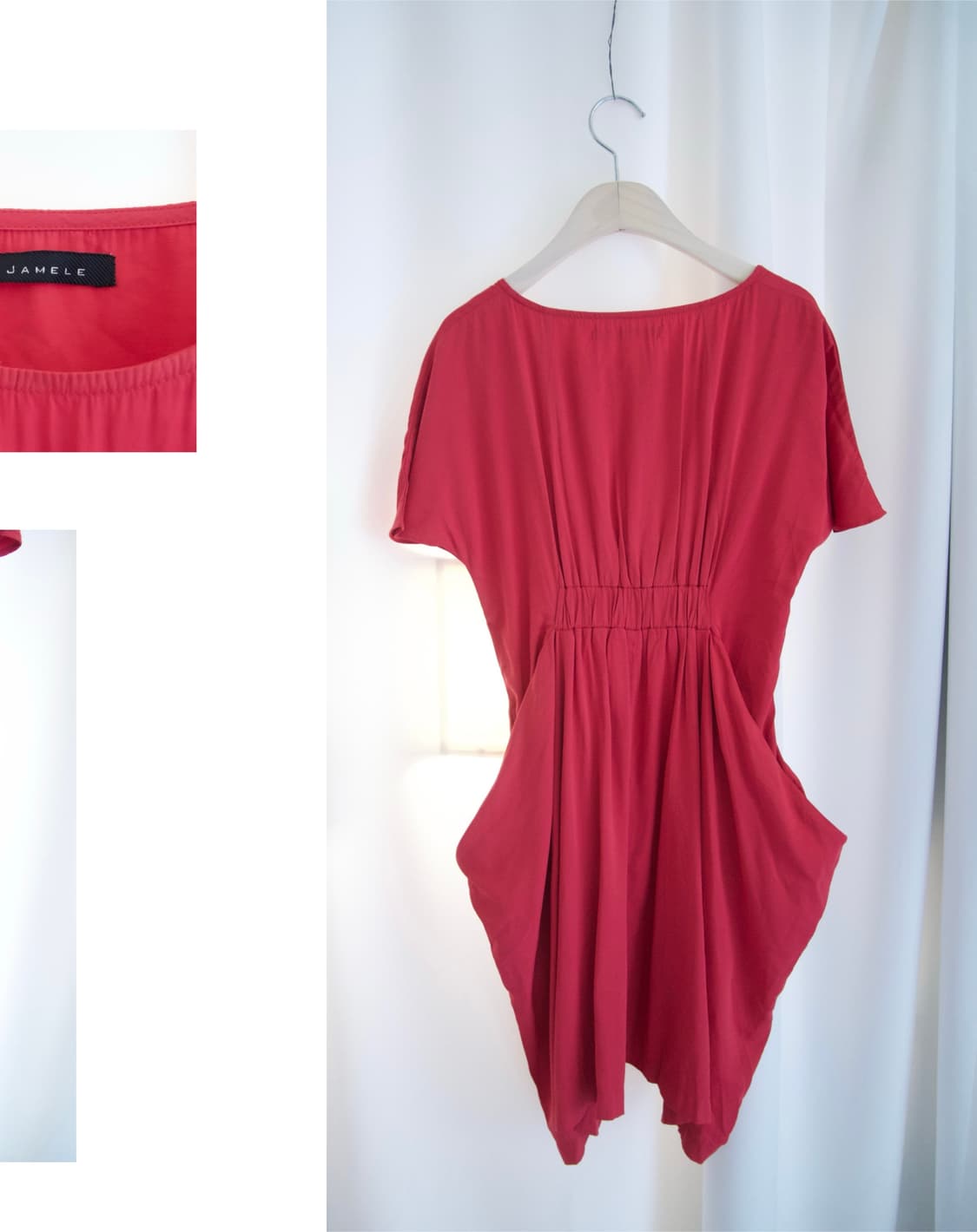 [KAWI JAMELE] pocket drape dress 상품이미지3
