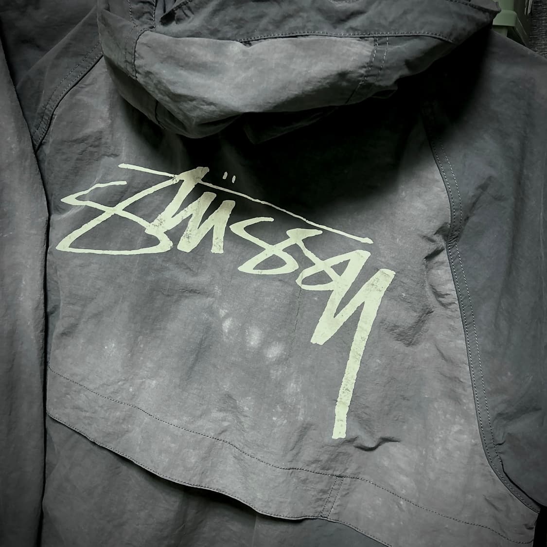 스투시 비치 쉘 자켓 네이비 XL 상품이미지5