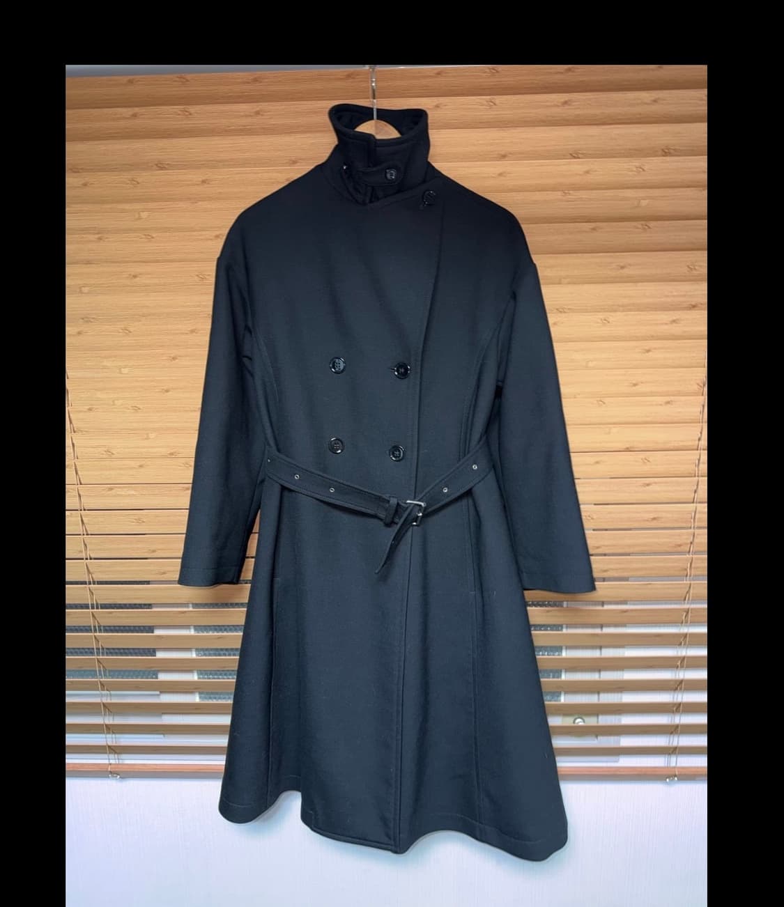 메종마르지엘라 하이넥 더블브레스티드 코트 상품이미지1