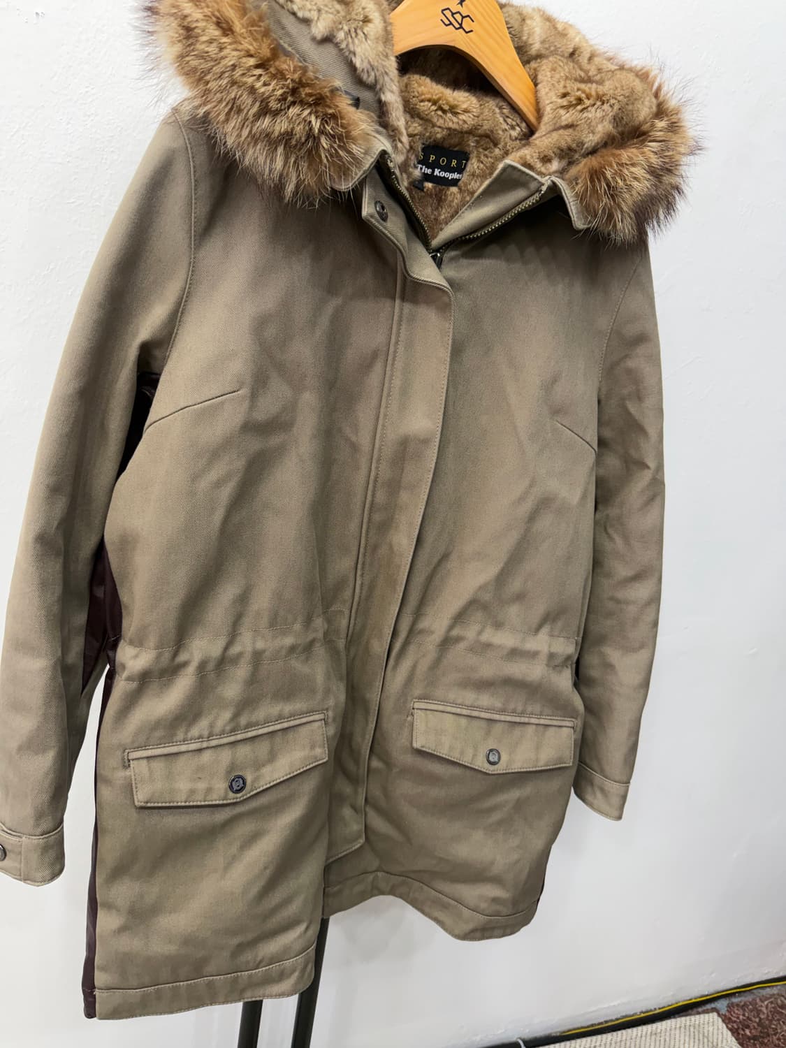 정품) 더쿠플스 한섬 여성 퍼자켓 2 상품이미지2