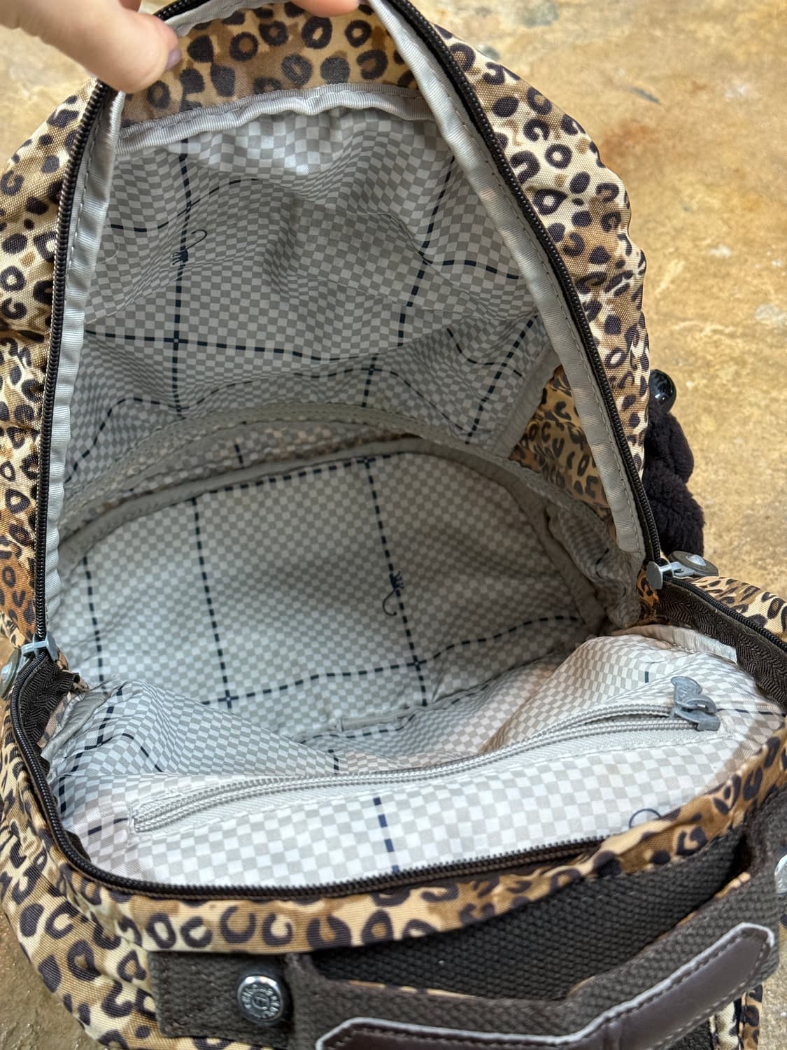 키플링 레오파드 백팩 상품이미지7