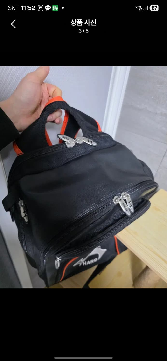 롯데자이언츠 선수지급용 백팩 상품이미지3