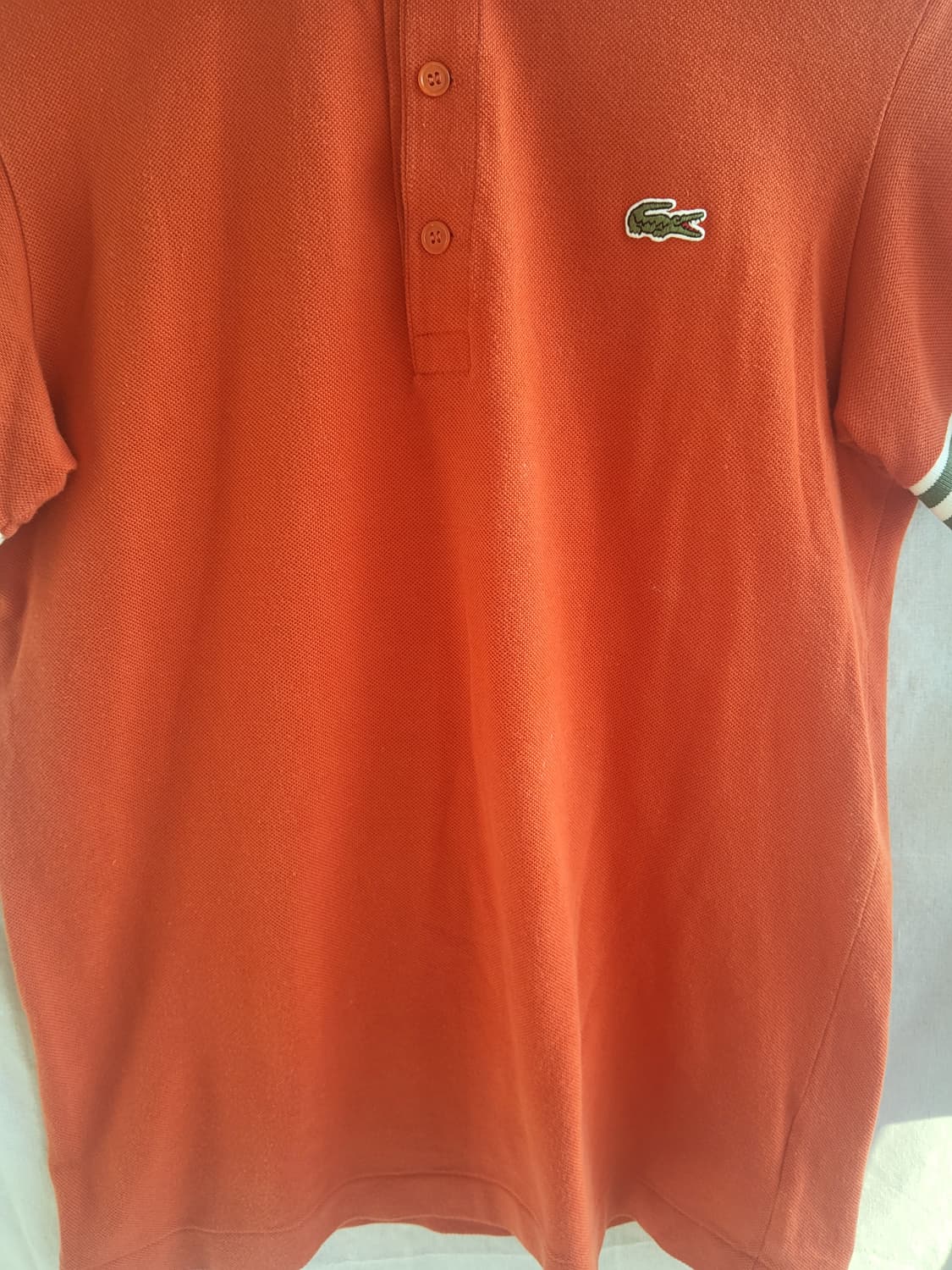 라코스테 반팔 카라티셔츠 남여공용 S사이즈 코튼 기본핏  상품이미지3