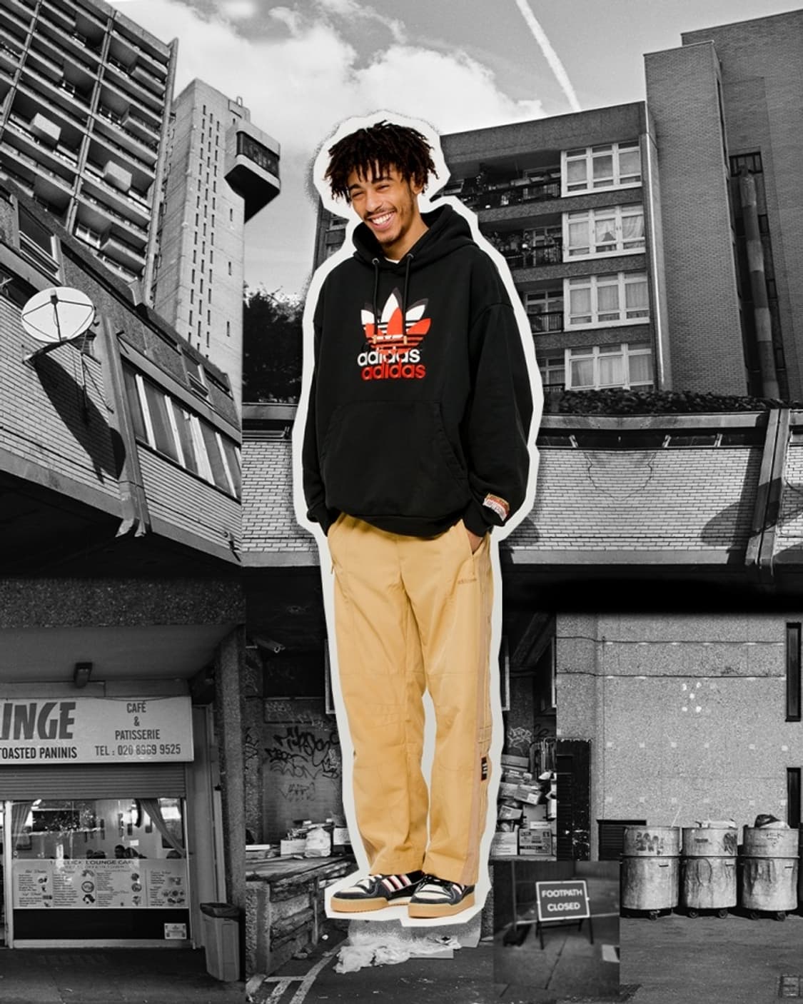 아디다스X미드웨스트키즈 트랙팬츠(M 새제품) 입니다.  상품이미지4