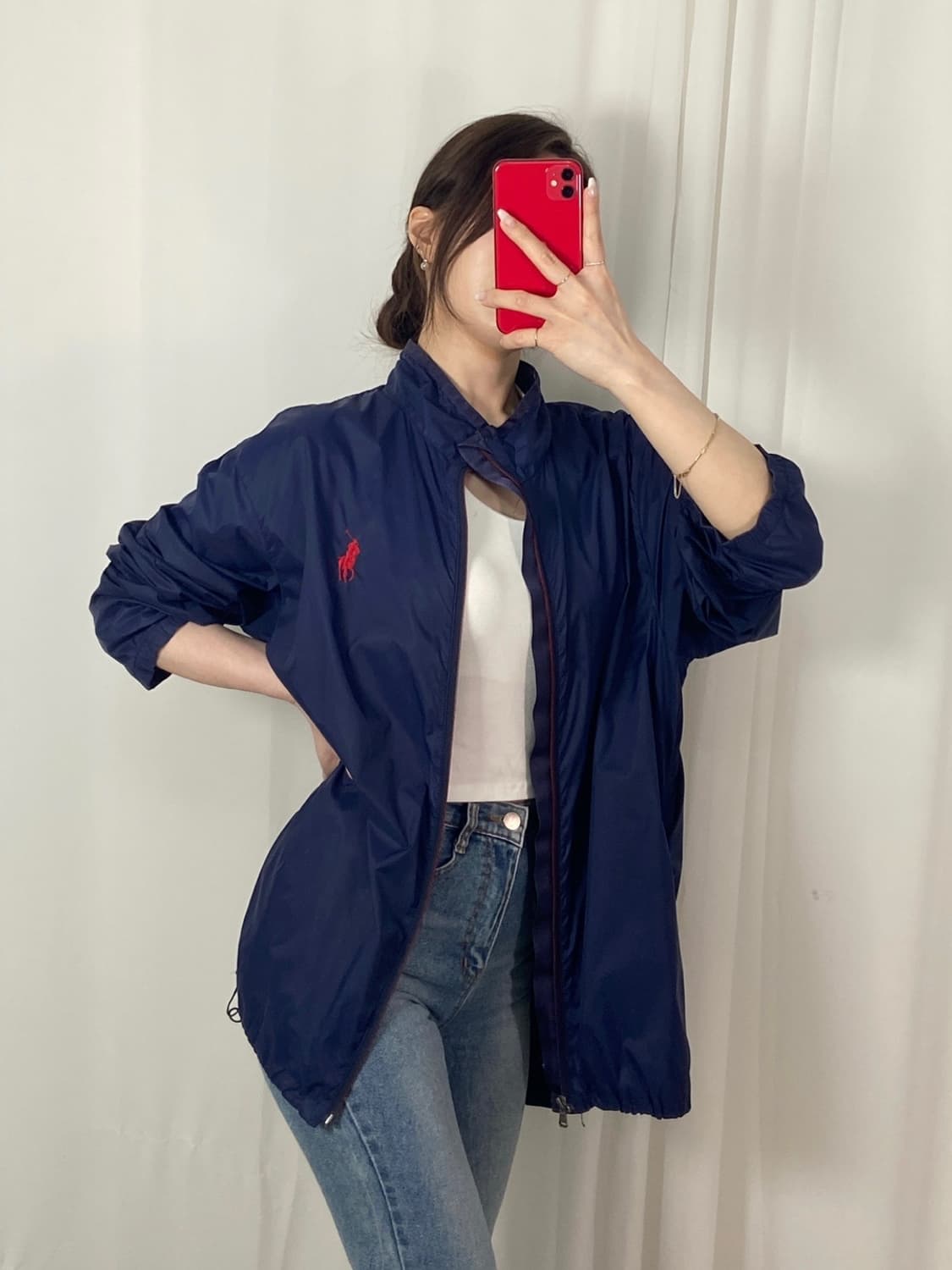 폴로 포니 네이비 바람막이 상품이미지1