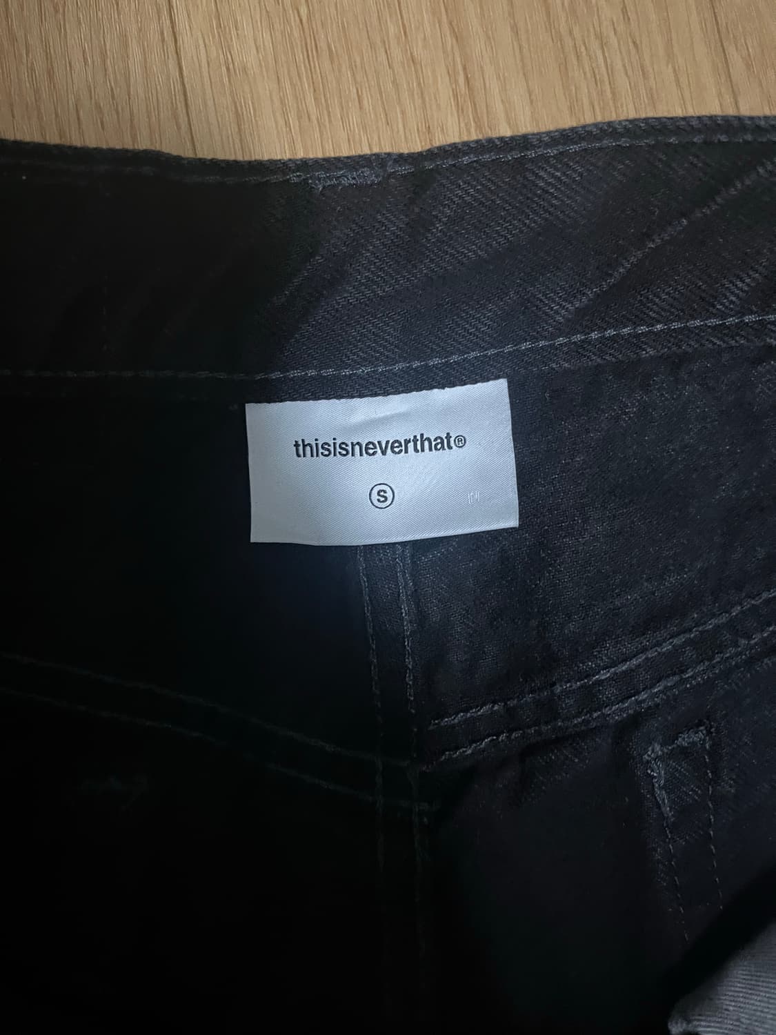 디스이즈네버댓 릴랙스드 진 블랙 s 상품이미지2