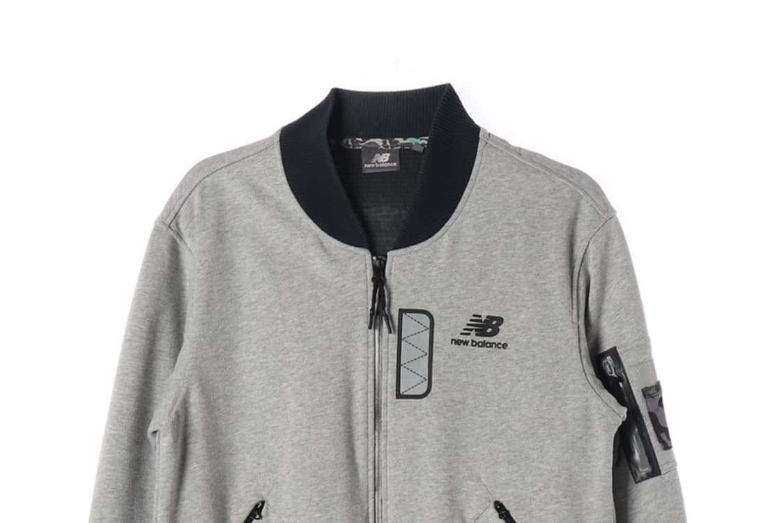 뉴발란스 그레이 배색 집업 자켓 L 상품이미지4