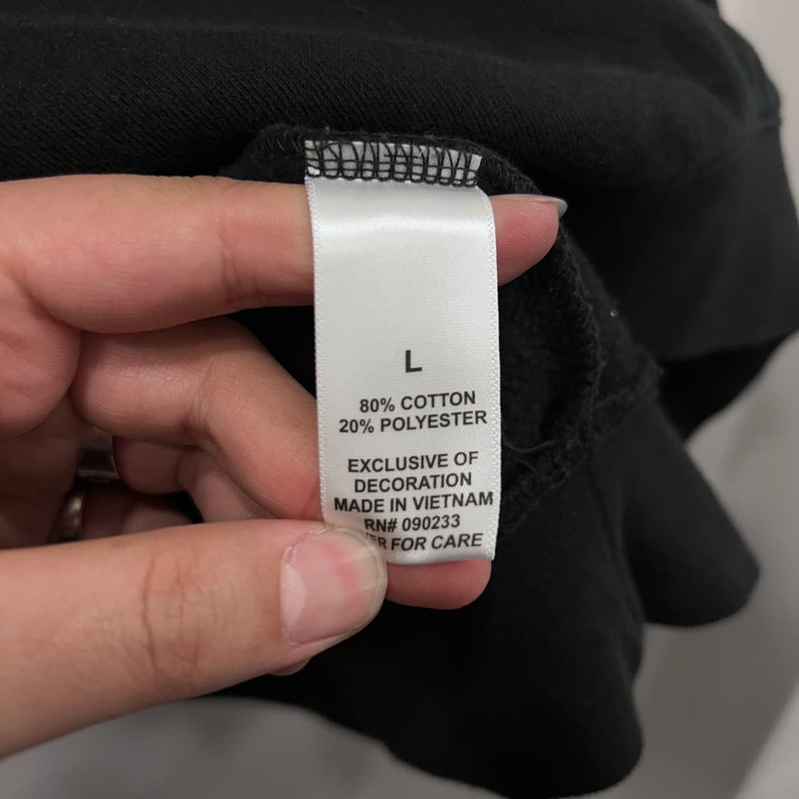 에센셜 피어오브갓 모크넷 오버핏 맨투맨 상품이미지4