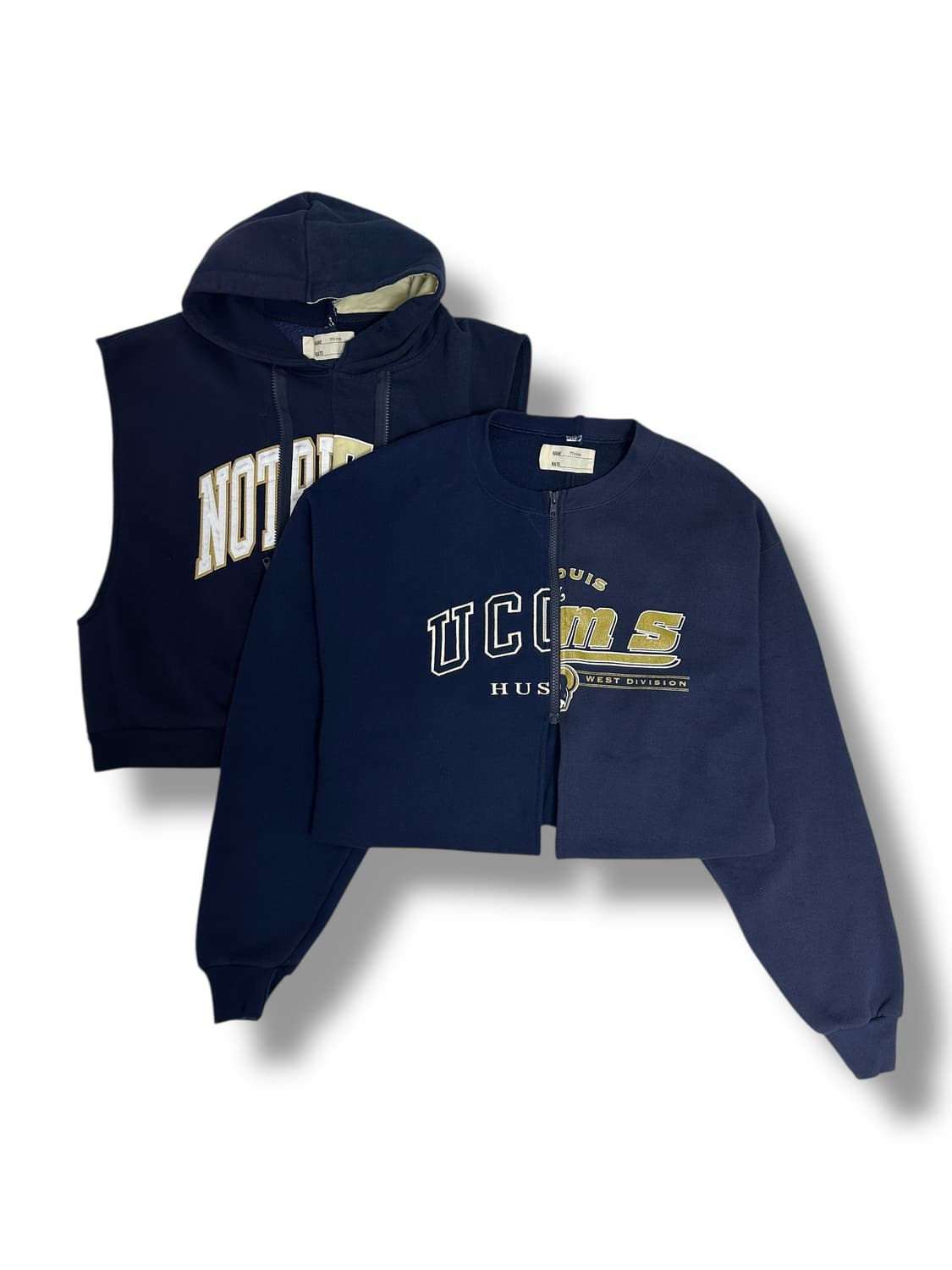 CIRCA ADJUSTABLE LENGTH LAYERED SWEATTOP 상품이미지2