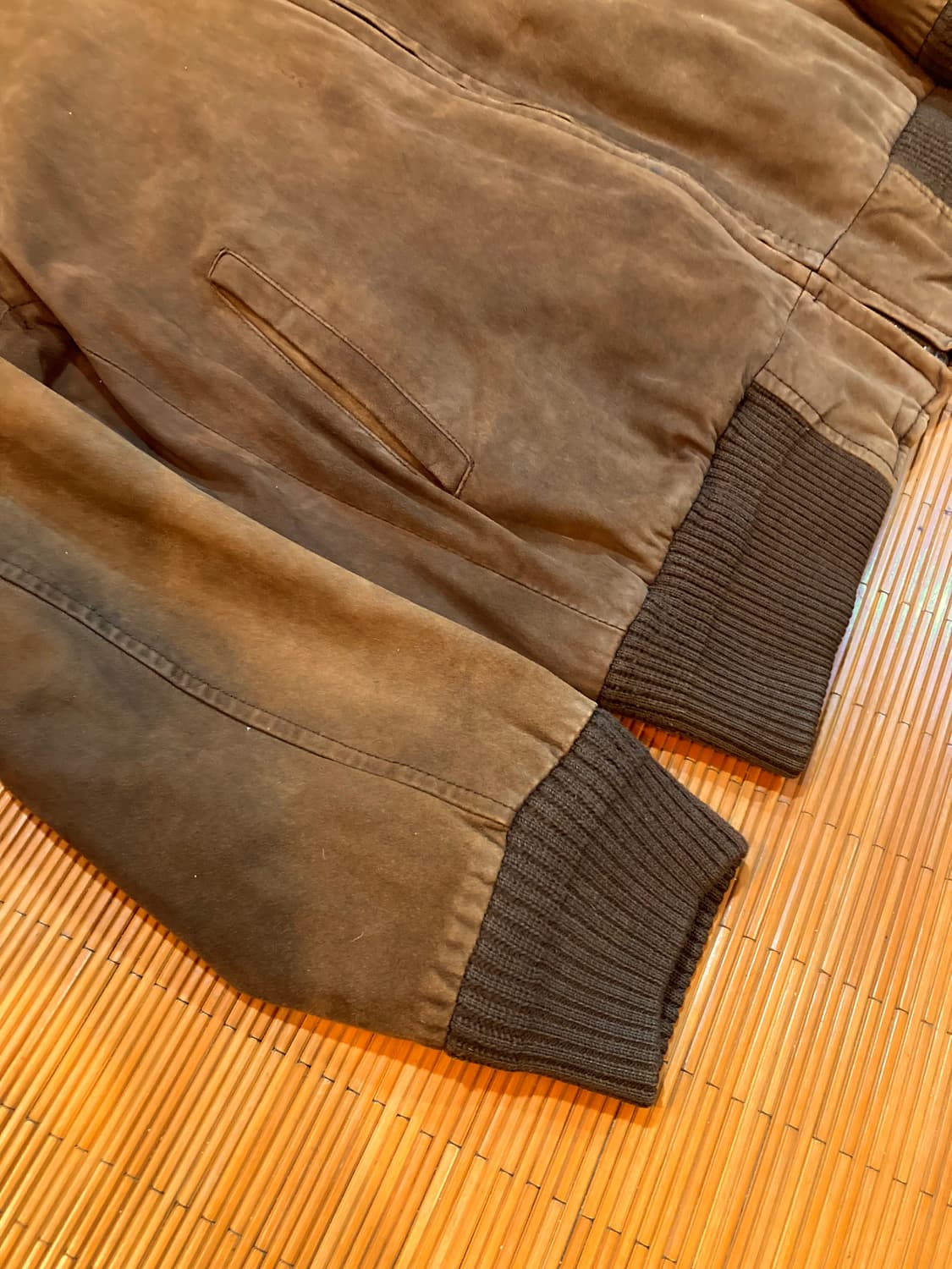 vtg 램스킨 스웨이드 봄버 상품이미지4