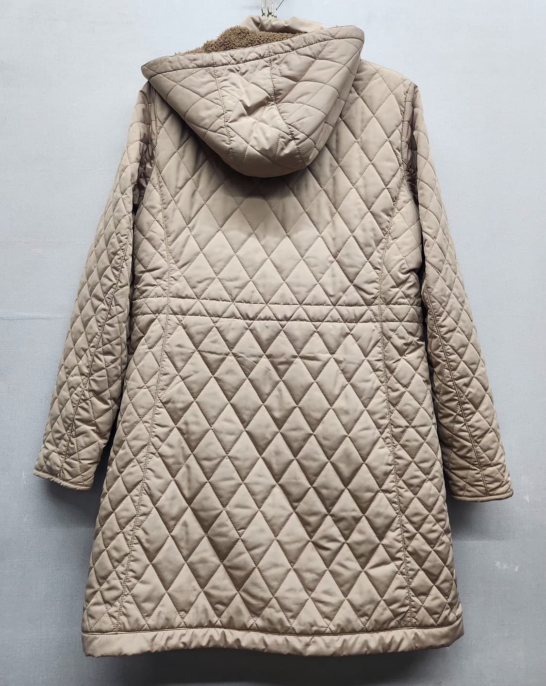 네파 퀄팅 후드 롱 패딩자켓(안감털/폴리) M 상품이미지5