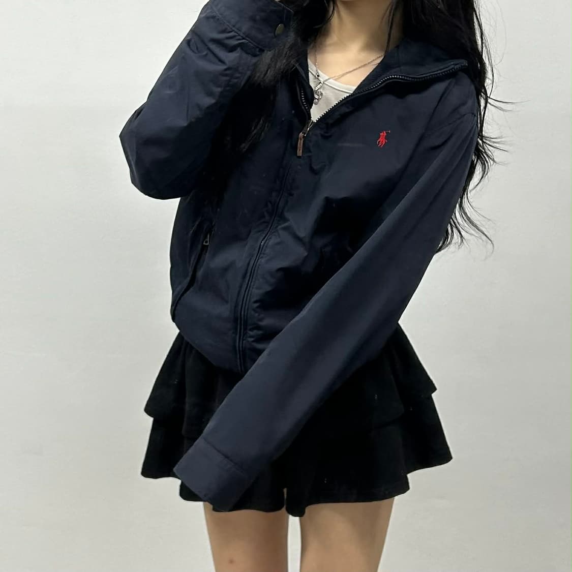 폴로 랄프로렌 폴리쉘 페리자켓 후드 점퍼(M) 상품이미지1