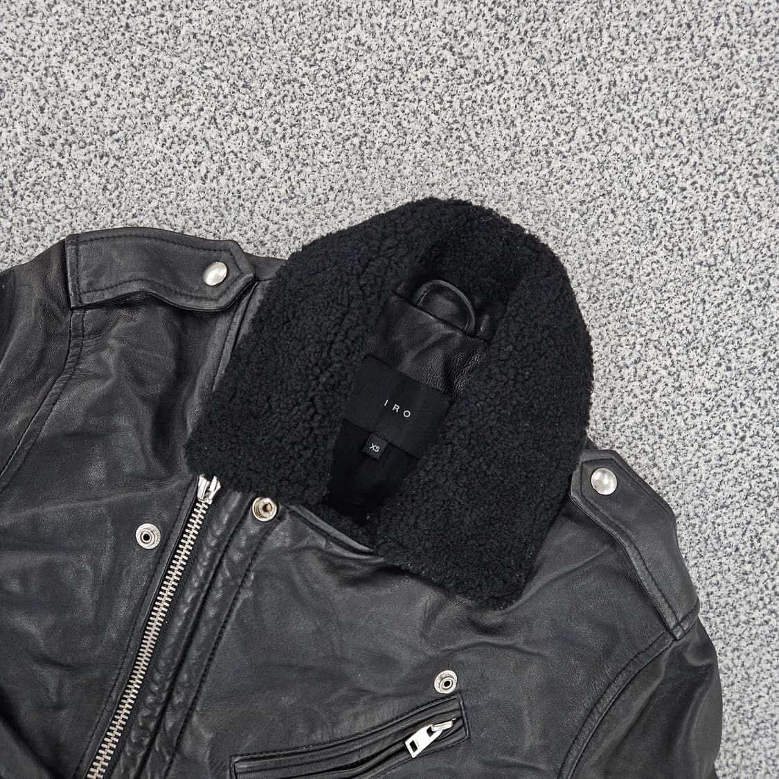 [XS] 이로 IRO 여성 양가죽 라이더 바이커 자켓 1104JM1 상품이미지2