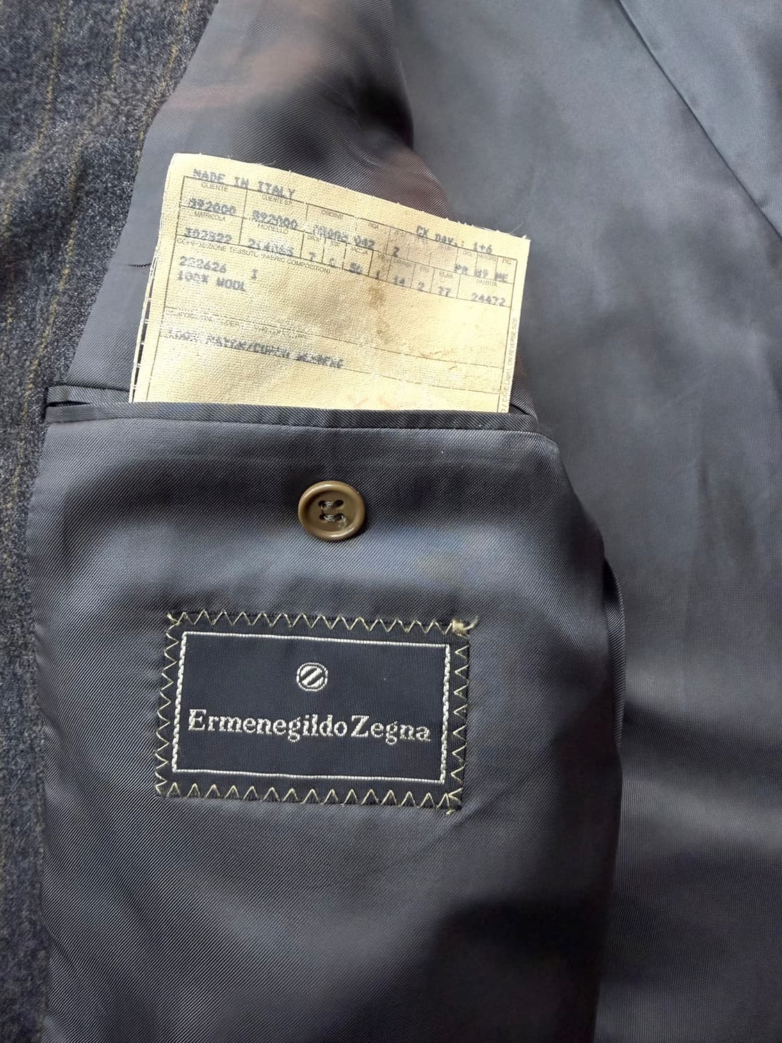 50/ 에르메네질도 제냐 3B 스트라이프 블레이저 상품이미지8