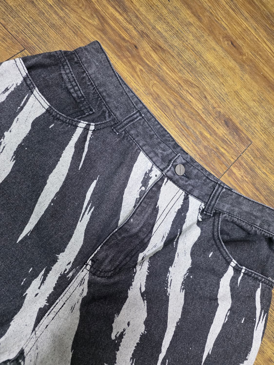 낫4너드 디아그날패턴 팬츠 상품이미지2