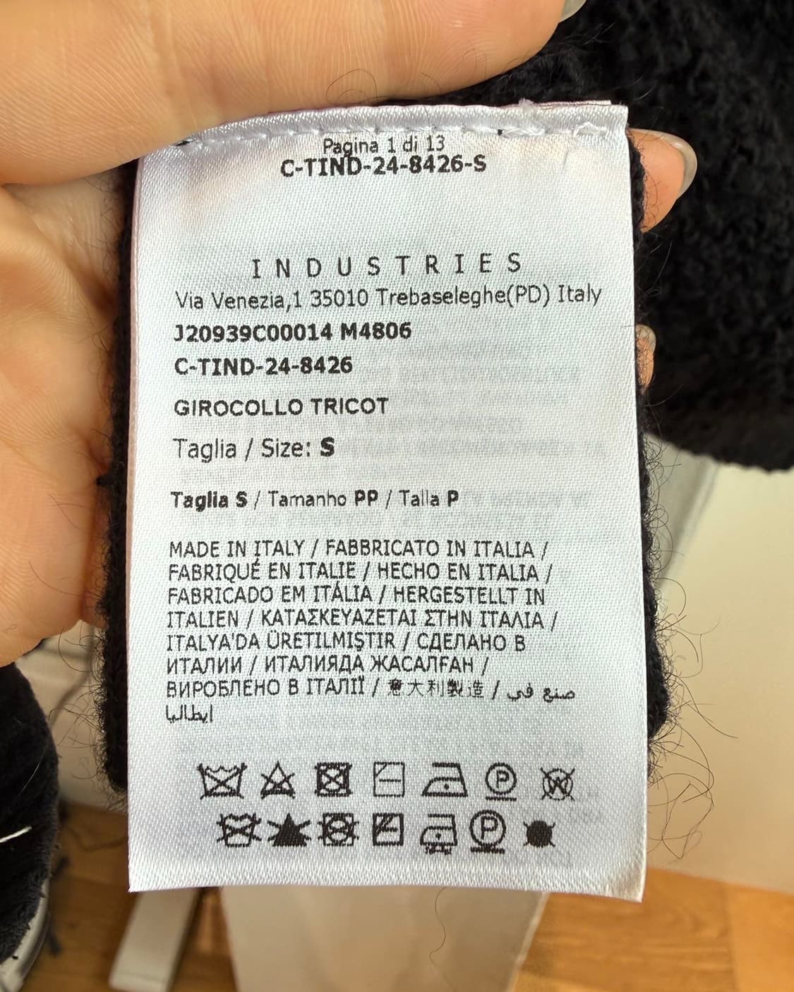 몽클레르 블랙 부클레 엘리건트 니트  상품이미지9