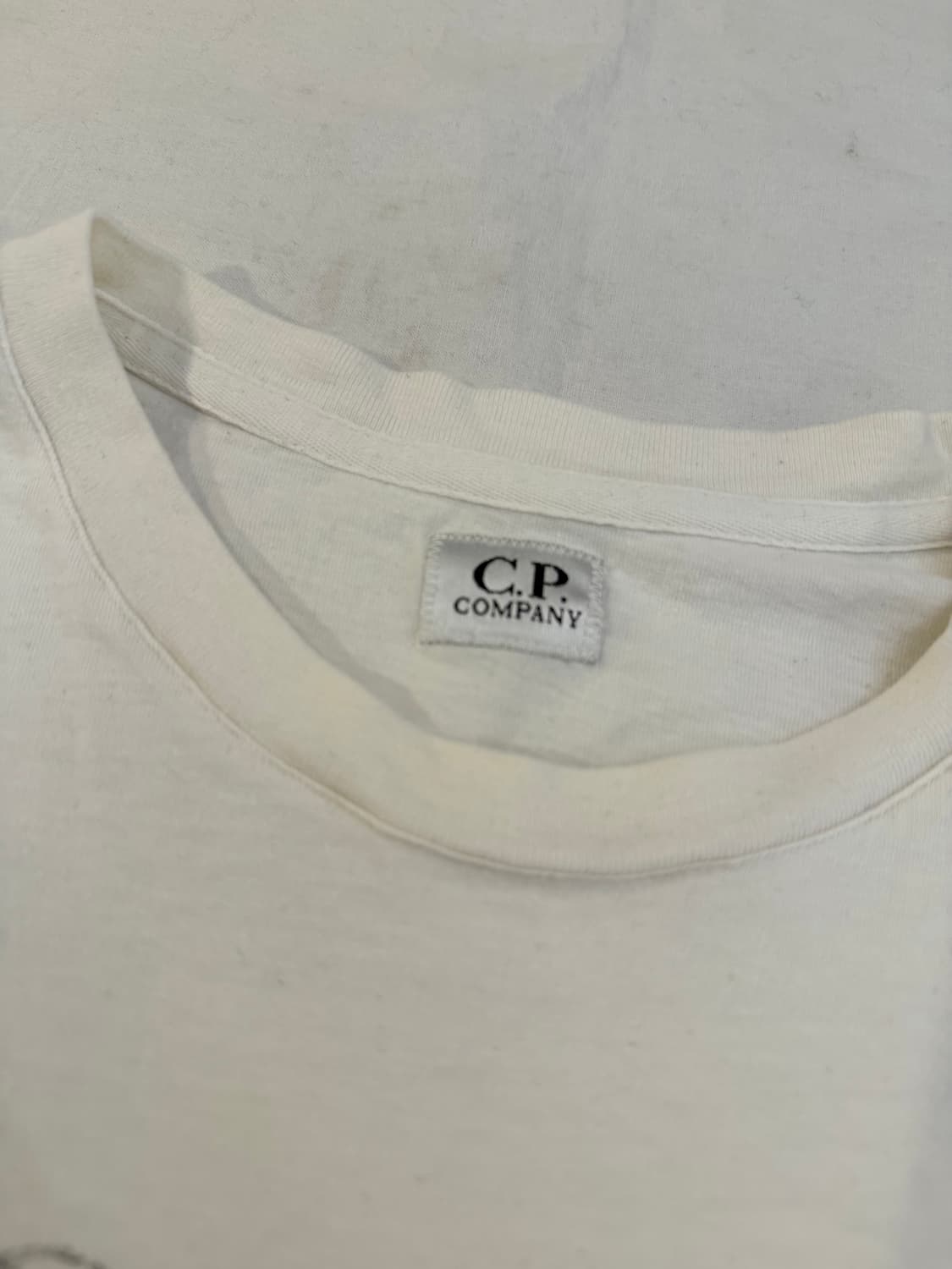 CP 컴퍼니 12ss 아카이브 세일러 티셔츠 화이트 상품이미지4