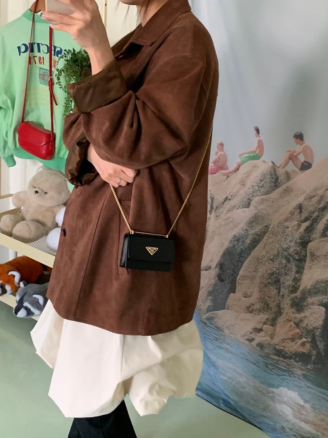 프라다 마이크로 체인백 상품이미지10