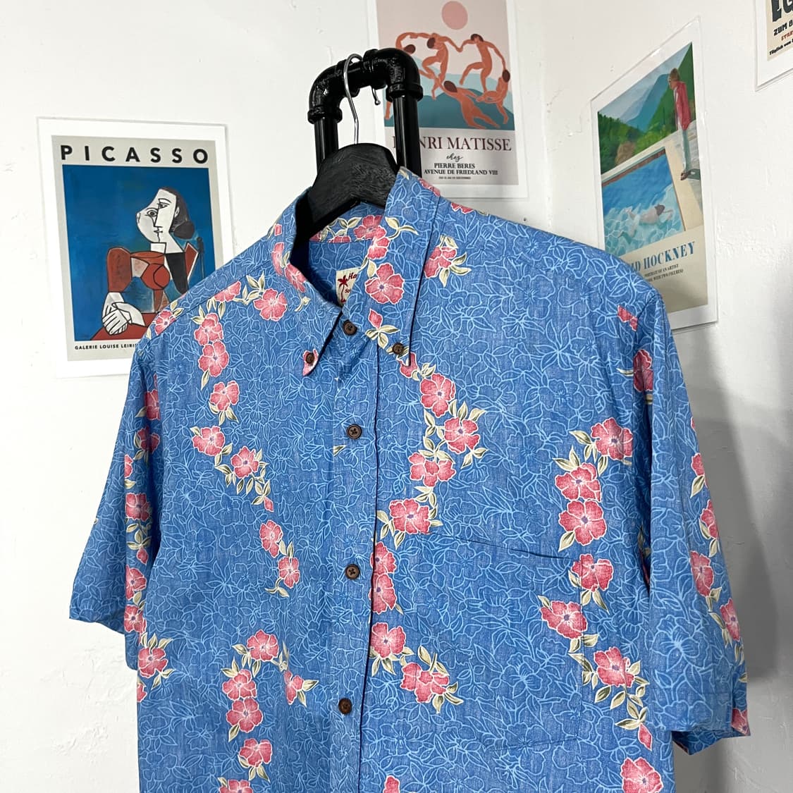 플라워패턴 하와이안 셔츠 상품이미지3