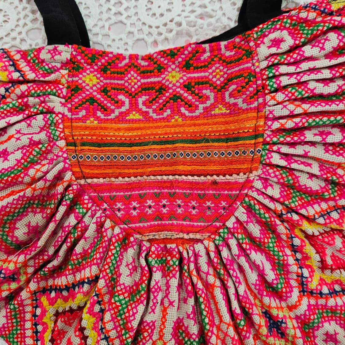 에스닉 자수 패브릭 숄더백 상품이미지2