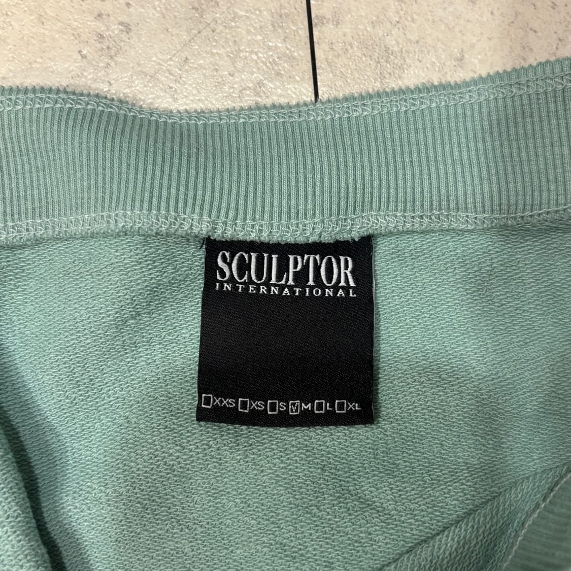 스컬프터) Wide Bell Sleeve Sweatshirt Mint M 상품이미지8